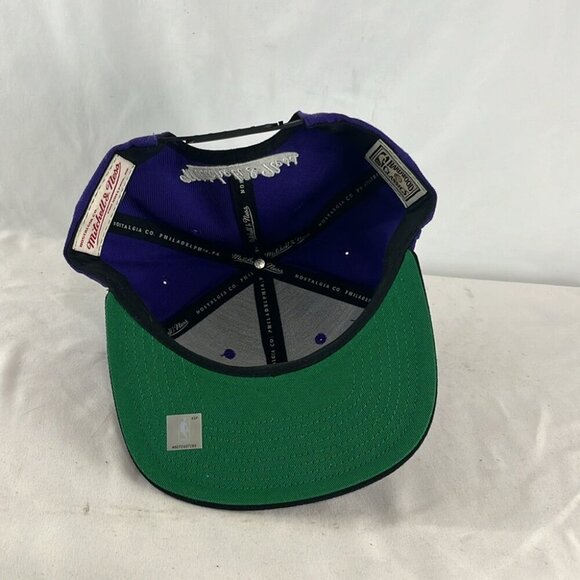 Mitchell & Ness Raptors Purple Fabric NBA Hardwood Classics Cap - Picture 5 of 8